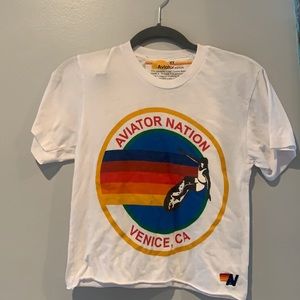 aviator nation logo tshirt